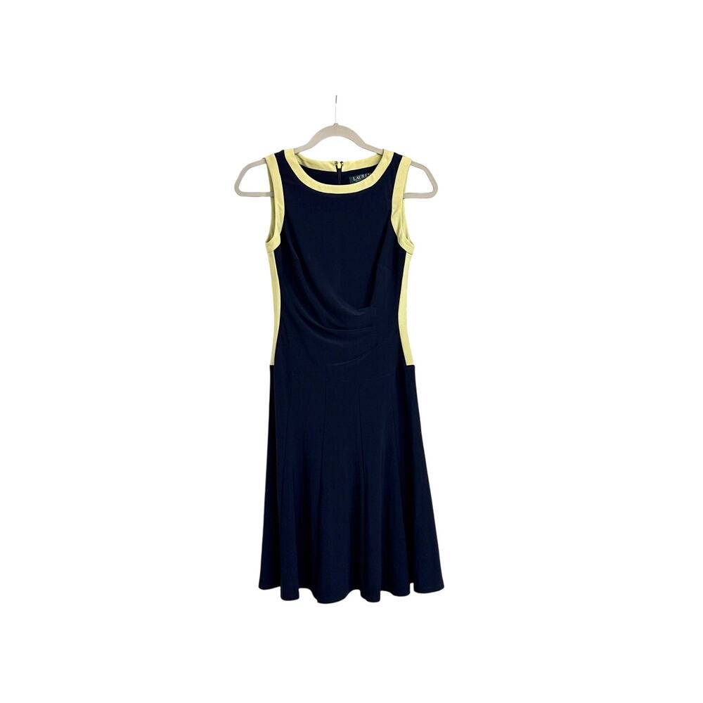 Lauren Ralph 0 Sleeveless Luxury Capsule Preppy Athleisure Midi Tennis Dress